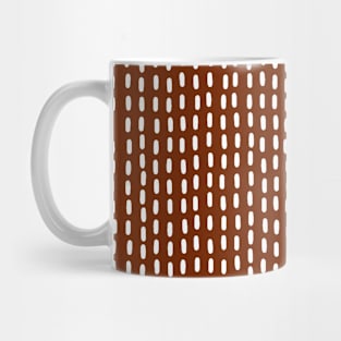 Pastel colored Dotted line pattern Mug